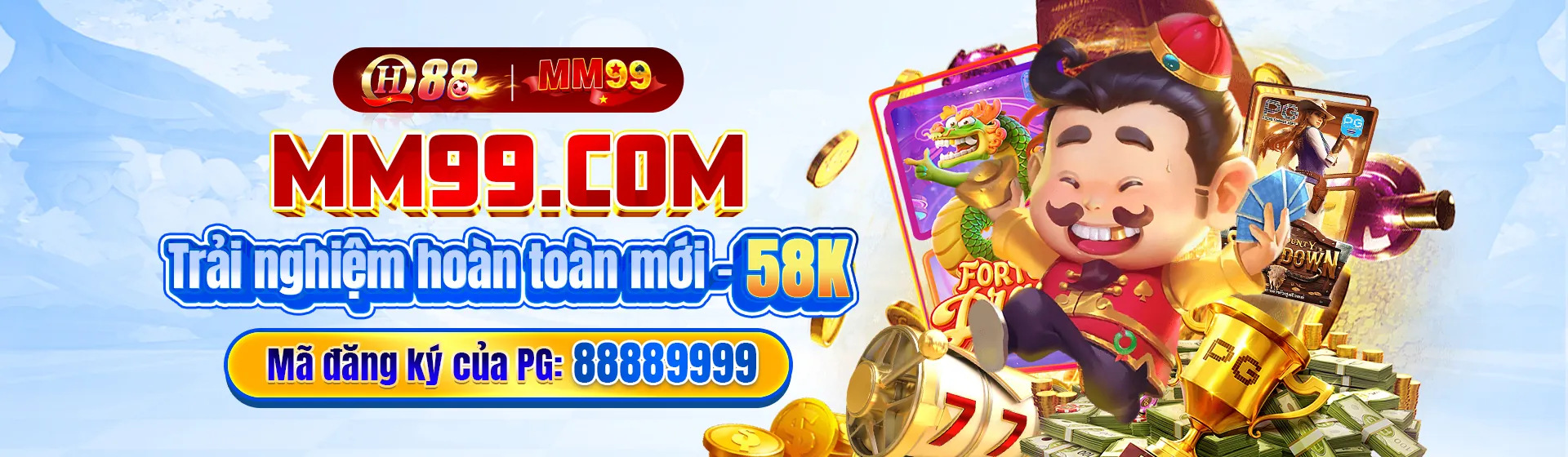Giao diện đăng ký mcw7733 app, nền xanh vàng